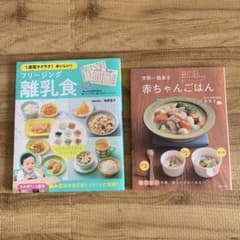 【美品】離乳食本2冊セットのサムネイル