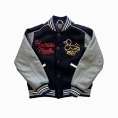 【NIGO着用】Human Made スタジャン ダック ネイビー グレーのサムネイル