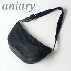 未使用級】aniary アニアリ レザー ショルダーバッグ バルケッタ