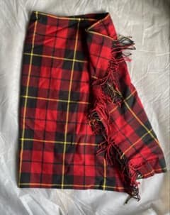 JW ANDERSONユニクロ ひざ丈チェックスカートのサムネイル