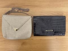 ベージュ メッシュショルダーバッグ&セカンドバックのサムネイル