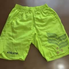 ATHLETA ハーフパンツ イエロー　160センチのサムネイル