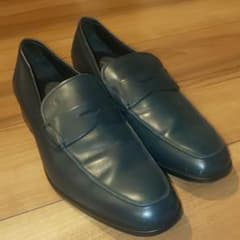 再再値下げ！！美品！TOD'S ローファー ネイビーのサムネイル