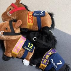 競馬馬ぬいぐるみ 3体セット - メルカリ