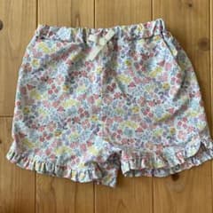 petit main 花柄 フリル ハーフパンツ 110cmのサムネイル