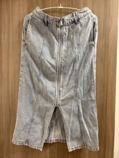 H&Mフロントジップ デニムスカートのサムネイル
