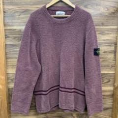 中古 STONE  クルーネック シェニール セーター 中古 STONE ISLAND クルーネック シェニール セーター - メルカリ