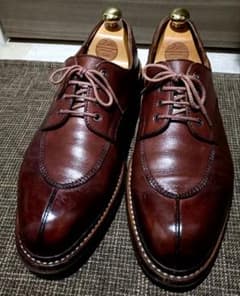 J.M.WESTON 革靴 ハーフハント ロジェ 茶 旧ロゴ 8ハーフ - メルカリ