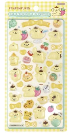 （正規品　新品未使用）ポムポムプリン ボンボンドロップシール　第2弾のサムネイル