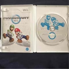 Wii専用ソフト マリオカートWiiとハンドルのサムネイル