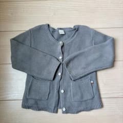 tete a tete カーディガン 100cm グレーのサムネイル