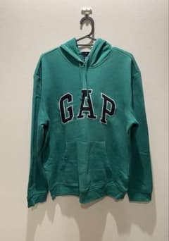 Gap ロゴ プルオーバー パーカー グリーン Mサイズのサムネイル