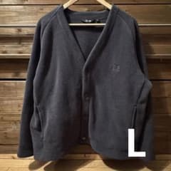 Needles x UNIQLO フリース カーディガン グレー L ユニクロ - メルカリ