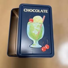メリーチョコレート 空き缶 レトロクリームソーダ柄のサムネイル