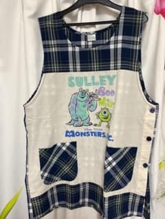 中古品　ディズニーピクサー　モンスターズインク　保育士エプロンのサムネイル