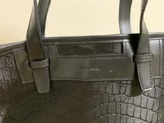 pierre cardin ピエールカルダン トートバッグ クロコ型押し 黒のサムネイル