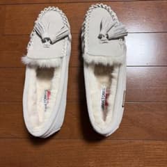 モカシンシューズ　ムートン　ファー　リーガルのサムネイル