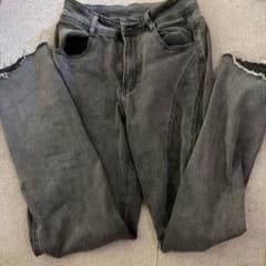 y2k フレアデニムパンツ グレーのサムネイル