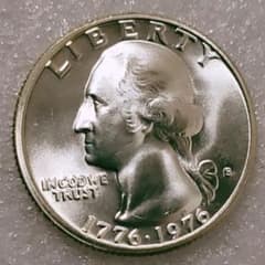 アメリカ 銀貨 1976-S シルバー クォーター 美品 - メルカリ