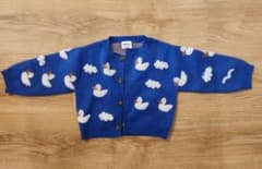 BREEZE カーディガン 80 青 アヒルのサムネイル