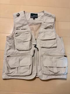 多機能 メッシュベスト 多ポケット S ライトグレー 作業用のサムネイル