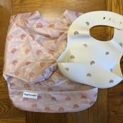 [Price reduced] mushie Meal Apron Long Sleeve Meal Apron Set of 2