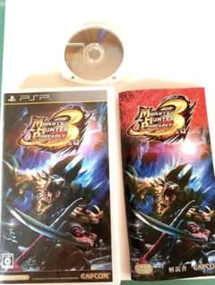 반면 사진 있음 몬스터 헌터 휴대용 3rd PSP 캡콤