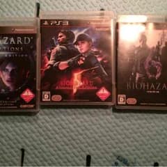 バイオハザードプレステ3カセット3セットのサムネイル