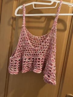 ハンドメイド クロシェ編み キャミソールのサムネイル