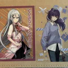 宵崎奏　朝比奈まふゆ　アニメイト購入特典クリアシートのサムネイル