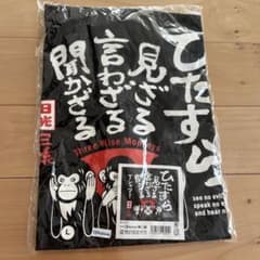 見ざる言わざる聞かざる　日光Ｔシャツ（Ｌ）新品のサムネイル