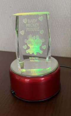 Disney ミッキー&ミニー光る置物のサムネイル
