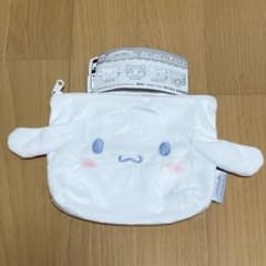 サンリオ ふわふわフェイス台形ポーチ ガチャガチャ シナモロールのサムネイル