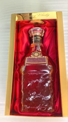 (古酒)サントリーウイスキーエクセレンス　箱あり サントリー ウイスキー エクセレンス 特級 ボトル・化粧箱付き - メルカリ