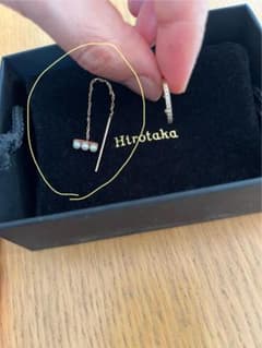 専用　Hirotaka アコヤパール チェーンピアスのサムネイル