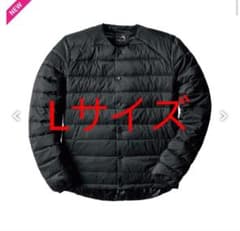 新品ワークマン　洗えるフュージョンダウンライトジャケット 　ブラック　Lのサムネイル