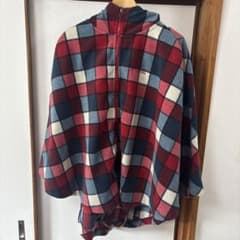 Columbia フリース ポンチョ チェック柄 M - メルカリ