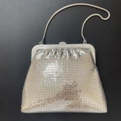 レトロバッグ　ハンドバッグ　シルバーのサムネイル