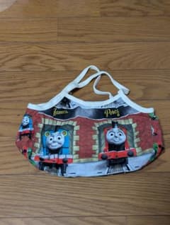 美品！きかんしゃトーマス ミニトートバッグ 総柄のサムネイル