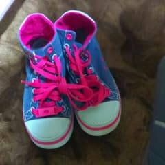 CROCS 紐赤スニーカー19.5cmのサムネイル