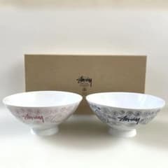 新品未使用 Stussy 夫婦茶碗 箸セット - メルカリ