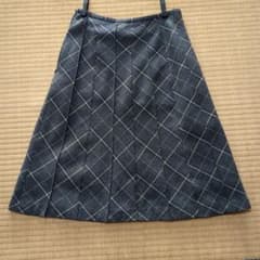 Checked skirt