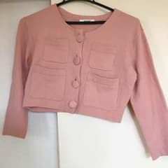 くすみピンク♡ショート丈カーディガンのサムネイル