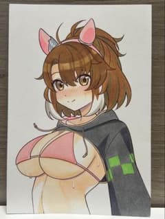 ウマ娘 ダンツフレーム 手描きファンアート - メルカリ