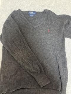 Polo by Ralph Lauren ラムウール Vネックニット Lのサムネイル