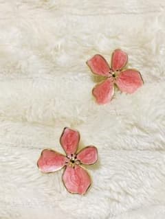 Flowers print earringsのサムネイル