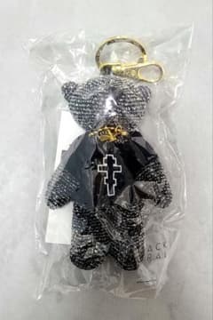 the GazettE ベアキーホルダー BLACK MORALのサムネイル
