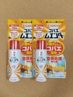 KINCHO コバエ ムエンダー 80プッシュ(最大120畳分)２本セットのサムネイル