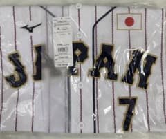 新品・未使用】侍ジャパン 中野拓夢 #7 レプリカユニフォーム L 阪神