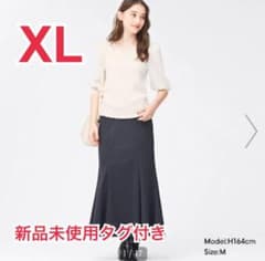 GU ヘリンボーンマーメイドロングスカート XLのサムネイル